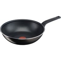 Tefal Easy Cook & Clean B55519 Sartén para wok/sofrito Alrededor, Pan negro, Alrededor, Sartén para wok/sofrito, Negro, Titanio, Aluminio, Thermo-Spot