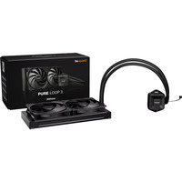 be quiet! PURE LOOP 3 Procesador Sistema de refrigeración líquida todo en uno 14 cm Negro, Refrigeración por agua negro, Sistema de refrigeración líquida todo en uno, 14 cm, Negro