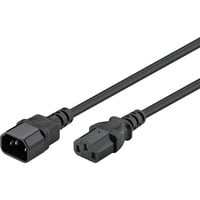 goobay 95287, Cable alargador negro