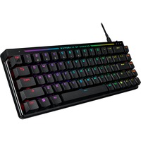 ASUS ROG Falchion Ace HFX teclado Juego USB QWERTZ Alemán Negro, Teclado para gaming negro, Alámbrico, USB, Magnetic-mechanical key switch, QWERTZ, LED RGB, Negro