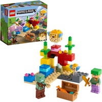 LEGO Minecraft 21164 El Arrecife de Coral, Juguete de Construcción, Juegos de construcción Juguete de Construcción, Juego de construcción, 7 año(s), Plástico, 92 pieza(s), 120 g