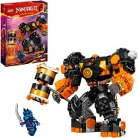 LEGO NINJAGO Meca Elemental de la Tierra de Cole, Juegos de construcción Juego de construcción, 7 año(s), Plástico, 235 pieza(s), 361 g