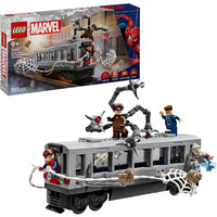 LEGO Spider-Man vs. Doc Ock: Escena del Tren Subterráneo, Juegos de construcción Juego de construcción, 9 año(s), Plástico, 393 pieza(s), 525 g
