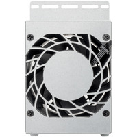 SilverStone SST-RAC45-FC-801, Ventilador plateado/Negro