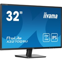iiyama ProLite X3270QSU-B1 pantalla para PC 80 cm (31.5") 2560 x 1440 Pixeles Wide Quad HD LED Negro, Monitor LED negro (mate), 80 cm (31.5"), 2560 x 1440 Pixeles, Wide Quad HD, LED, 3 ms, Negro