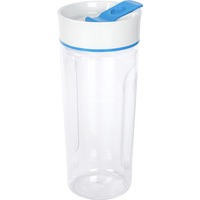 Braun MultiQuick 5 Vario Fit Blend & Go botella deportiva, tapa, Ensayo blanco/Transparente