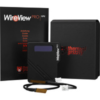 Thermal Grizzly WireView Pro GPU 1x12VHPWR 90°, invertido, Instrumento de medición negro