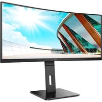 AOC P2 CU34P2A pantalla para PC 86,4 cm (34") 3440 x 1440 Pixeles Quad HD LED Negro, Monitor LED negro, 86,4 cm (34"), 3440 x 1440 Pixeles, Quad HD, LED, 4 ms, Negro