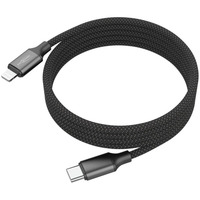 Ansmann Cable de carga magnético USB Tipo-C a Lightning negro