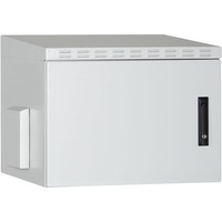 Digitus Carcasa de pared IP55 - para utilizar al aire libre - 600 x 600 mm (an. x pr.), Armario IT gris claro, Bastidor de pared, 100 kg, Gris