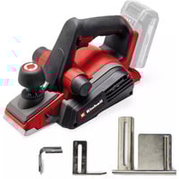 EINHELL Cepillo profesional a batería TP-PL 18/3 Li BL-Solo, 18 Voltios, Cepillo eléctrico rojo/Negro