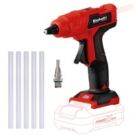 EINHELL Pistola de pegamento caliente Power X-Change TE-CG 18 Li - Solo, 18 Voltios, Pistolas termoencoladoras rojo/Negro