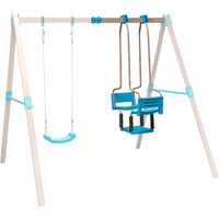 HUDORA 64026, Columpio turquesa/Beige