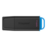 Kingston DataTraveler Exodia 128 GB, Lápiz USB negro/Azul