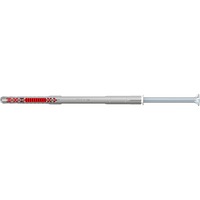 fischer Taco de vástago largo DuoXpand 10x180 T, Pasador gris claro/Rojo