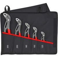 KNIPEX Juego de alicates Cobra, 5 piezas, Set de pinzas rojo