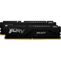 Kingston FURY FURY Beast 32GB 6400MT/s DDR5 CL32 DIMM (Kit of 2) Black EXPO, Memoria RAM negro, 32 GB, 2 x 16 GB, DDR5, 288-pin DIMM, Negro