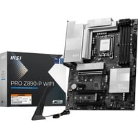 MSI PRO Z890-P WIFI placa base Intel Z890 LGA 1851 (Socket V1) ATX negro/Plateado, Intel, LGA 1851 (Socket V1), Intel Core Ultra (Series 2), LGA 1851, 256 GB, DDR5-SDRAM