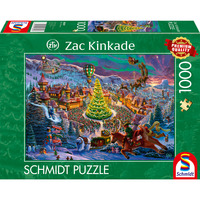 Schmidt Spiele Zac Kinkade: Polo Norte de Santa, Puzzle 