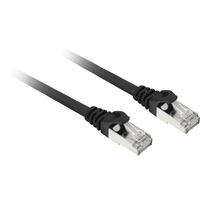 Sharkoon Cable patch SFTP, RJ-45, con cable base Cat.7a negro