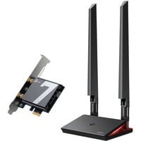 TP-Link Archer TBE550E Interno WLAN / Bluetooth 9300 Mbit/s, Adaptador Wi-Fi Interno, Inalámbrico, PCI Express, WLAN / Bluetooth, 9300 Mbit/s, Negro