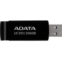 ADATA UC310 unidad flash USB 128 GB USB tipo A 3.2 Gen 1 (3.1 Gen 1) Negro, Lápiz USB negro, 128 GB, USB tipo A, 3.2 Gen 1 (3.1 Gen 1), 100 MB/s, Girar, Negro