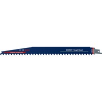 Bosch 2 608 900 406 hoja de sierra de calar, de sierra de marquetería y de sierra recíproca Hoja para sierra recíproca Carburo Hoja para sierra recíproca, Madera, Carburo, Azul, 25 cm, 8 mm
