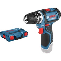 Bosch GSR 12V-15 FC Professional Sin llave 600 g Negro, Azul, Destornillador azul/Negro, Taladro de pistola, Sin llave, Negro, Azul, 1 cm, 3 cm, 1 cm