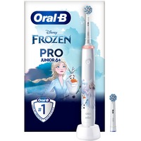 Braun PRO 14876673 cepillo eléctrico para dientes Niño Cepillo dental giratorio Multicolor, Blanco, Cepillo de dientes eléctrico Niño, Cepillo dental giratorio, Cuidados diarios, Pulido, Sensible, Multicolor, Blanco, 4 x 30 s, Suave