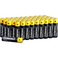 Intenso 7501510 - Energy Ultra Alkaline Batterie AAA Micro 40er-Pack - Batterie Batería de un solo uso Alcalino negro/Amarillo, Batería de un solo uso, AAA, Alcalino, 1,5 V, 40 pieza(s), 1250 mAh