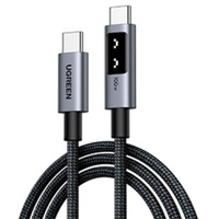 UGREEN 35512 cable USB 2 m USB C Negro negro/Gris, 2 m, USB C, USB C, Negro