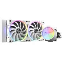 Alpenföhn Agua Glaciar 240 White RGB 240mm, Refrigeración por agua blanco