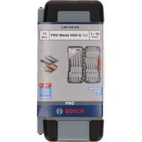 Bosch Juego de brocas helicoidales PRO Metal HSS-G, 135°, 18 piezas, Conjuntos de brocas 