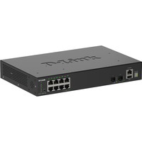 D-Link DGS-1530-10, Interruptor/Conmutador negro, Gestionado, L2, Gigabit Ethernet (10/100/1000), Bidireccional completo (Full duplex)
