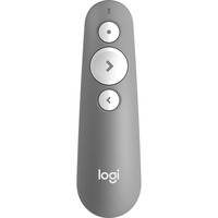 Logitech R500 Apuntadores inalámbricos, Presentador gris, Bluetooth/RF, USB, 20 m, Gris