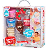 MGA Entertainment Little Tikes Creative Chefs Ice Cream Kit, Cocina Ice Cream Kit, 3 año(s)