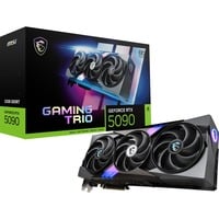 MSI GAMING GeForce RTX5090 TRIO OC 32GB NVIDIA GeForce RTX 5090 GDDR7, Tarjeta gráfica GeForce RTX 5090, 32 GB, GDDR7, 512 bit, 7680 x 4320 Pixeles, PCI Express x16 5.0
