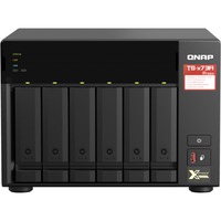 QNAP TS-673A NAS Torre Ryzen Embedded V1500B 8 GB DDR4 0 TB QNAP Turbo System Negro negro/Gris, NAS, Torre, Ryzen Embedded, V1500B, 8 GB, DDR4
