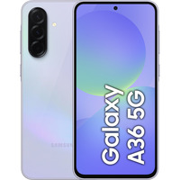 SAMSUNG Galaxy A36 5G, Móvil lila, 17 cm (6.7"), 6 GB, 128 GB, 50 MP, Android 15, Lavanda