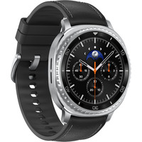 SAMSUNG Galaxy Watch 8 Classic 3,3 cm (1.3") AMOLED 46 mm Digital 438 x 438 Pixeles Pantalla táctil 4G Plata Wifi GPS (satélite), SmartWatch negro, 3,3 cm (1.3"), AMOLED, Pantalla táctil, 64 GB, GPS (satélite), 63,5 g