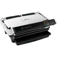 Tefal OptiGrill Elite XL GC760D12 parrilla eléctrica de contacto, Barbacoa de contacto acero fino cepillado/Negro, Acero inoxidable, Acero inoxidable, 800 cm², 40 x 20 mm, Termoplástico, 6 personas(s)