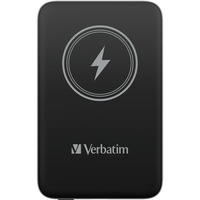 Verbatim Charge 'n' Go Polímero de litio 10000 mAh Cargador inalámbrico Negro, Banco de potencia negro, 10000 mAh, Polímero de litio, Quick Charge 3.0, Cargador inalámbrico, Negro