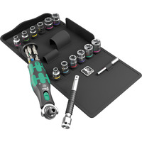 Wera Juego Zyklop Pocket 4, 27 piezas, Conjuntos de bits negro/Verde
