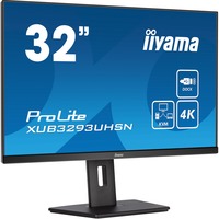 iiyama ProLite XUB3293UHSN-B5 pantalla para PC 80 cm (31.5") 3840 x 2160 Pixeles 4K Ultra HD LCD Negro, Monitor LED negro, 80 cm (31.5"), 3840 x 2160 Pixeles, 4K Ultra HD, LCD, 4 ms, Negro