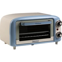 Ariete 3919/05 10 L 800 W Azul claro Parrilla, Mini horno blanco/Celeste, 10 L, Azul claro, Independiente, Giratorio, 90 - 230 °C, Mecánico