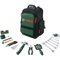 Bosch Set de mochila de herramientas, 60 piezas, Kit de herramientas negro/Verde