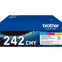Brother TN-242CMY cartucho de tóner 1 pieza(s) Original Cian, Magenta, Amarillo 1400 páginas, Cian, Magenta, Amarillo, 1 pieza(s)