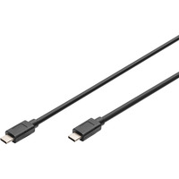 Digitus Cable de conexión USB 3.2 Gen 2 USB-C > USB-C negro