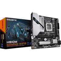 GIGABYTE H810M GAMING WIFI6 Placa base - Procesadores Intel Core Ultra (Serie 2), VRM de 4+1+2 fases, hasta 6400 MHz DDR5, 1xPCIe 4.0 M.2, LAN 2.5GbE, WIFI 6, USB 3.2 Gen 1 VRM de 4+1+2 fases, hasta 6400 MHz DDR5, 1xPCIe 4.0 M.2, LAN 2.5GbE, WIFI 6, USB 3.2 Gen 1, Intel, LGA 1851 (Socket V1), Intel Core Ultra (Series 2), LGA 1851, DDR5-SDRAM, 128 GB