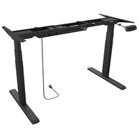 ICY BOX IB-EW205B-T Eléctrico 2 pata(s) Negro, Soporte negro, 125 kg, Eléctrico, 38 mm/s, 2 pata(s), Acero, Negro